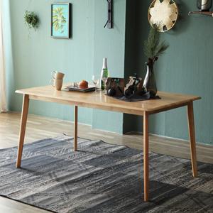 베스트리빙 캔버라 6인(1500) 원목 카페 인테리어 테이블/식탁 단품