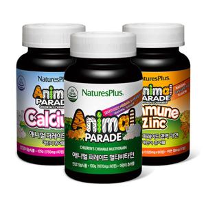 애니멀퍼레이드 성장세트 3종 (멀티,칼슘,아연)