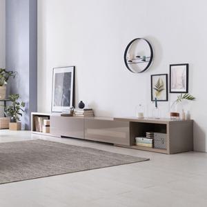 리바트 뉴타이드 그레이 확장형 거실장