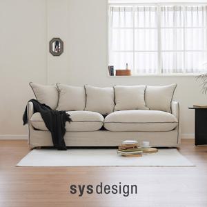 [행사카드7%할인][시스디자인] 코코 패브릭 3인 소파