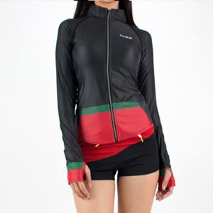 [컨스필드] WOMAN 17-W2-ZP 래쉬가드/집업/비치웨어/수영복/멀티