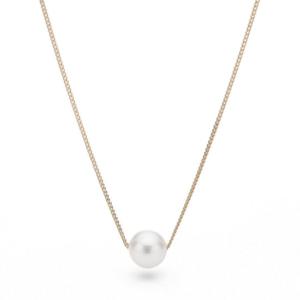 [도로시] 14k 베이직 체인 담수진주 목걸이(8mm)
