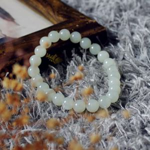 JADE U 제이드유 춘천옥 한줄 옥팔찌 J-301