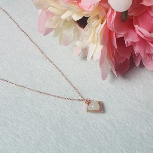 JADE U 제이드유 춘천옥 스퀘어 팬던트 옥목걸이 J-674