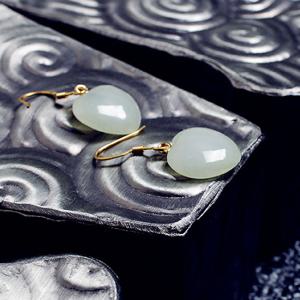 JADE U 제이드유 춘천옥 C형 하트 귀걸이 J-917