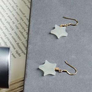 JADE U 제이드유 춘천옥 C형 별 옥귀걸이 J-918