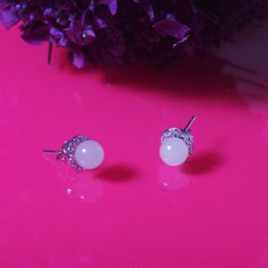 JADE U 제이드유 춘천옥 샤인클 옥귀걸이 J-954