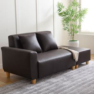 아로미가구 마카롱 포솜 인조가죽 2인용소파 A타입(스툴없음)