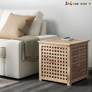 [이케아 직수입] HOL 수납 겸 테이블 (50X50)