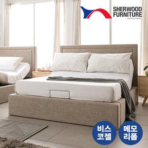[쉐우드]린다 패브릭 모션베드 Q 비스코젤 메모리폼