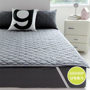[GS특가]순면 누빔 고정밴드 침대패드 슈퍼싱글 SS 110X200