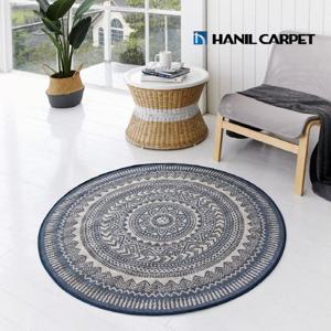 [한일카페트] 발타 에센자 사계절 플랫 카페트 원형러그 120