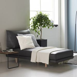 페리 탑 기본베드 PU가죽침대 -슈퍼싱글 그레이,그린