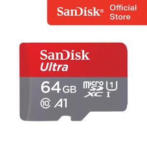 샌디스크 울트라 microSD Card 64GB 64기가 메모리 고속전송 HD지원 스마트폰 테블릿 카메라 높은호환성 안정적성능 마이크로SD카드 Ultra SDSQUAB