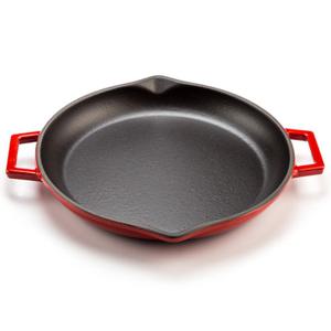 라바 원형 주물팬 30cm 레드