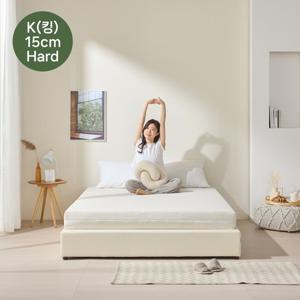 더코이즈 하드 천연 라텍스 토퍼 매트리스 15cm 킹 K