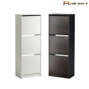 [이케아 직수입] BISSA 3단 폴딩 신발장