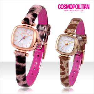 [코스모폴리탄 시계] 여성 가죽 손목 시계 CPL108L