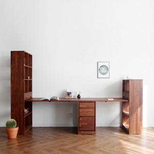 [크림슨] B형 트윈책상/테이블 세트