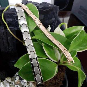 띠아뜨 티타늄 게르마늄팔찌(남여팔찌세트)/유리