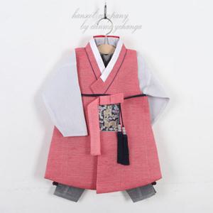 [한설한복]H.5535 레드 답호 그레잇 남아한복