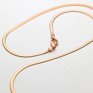 [11월특가] 펠리체골드 14K 실루엣 2mm 목걸이