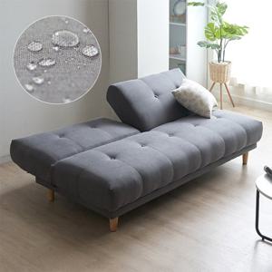 [GS SHOP 특별가] 라인 등받이2개 듀얼 접이식 소파베드 3인쇼파 (방수원단 국내유일 등받이 교차 각도조절 12색상)