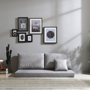 아로미가구 프라임 인조가죽 좌식 3인용소파