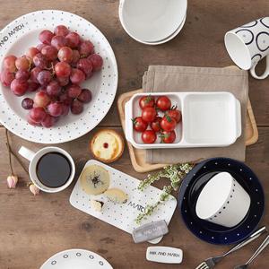 [단종특가] 믹스앤매치 도트 2인 홈세트 풀패키지 신혼그릇 13p