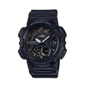 CASIO 카시오 AEQ-110W-1B 우레탄밴드 아나디지 빈티지시계