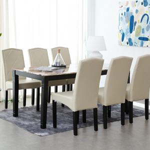 베스트리빙 제니스 코코 6인 대리석/세라믹 식탁세트