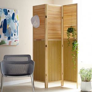 베스트리빙 공간분리 갤러리 3단 인테리어 원목 가벽 파티션