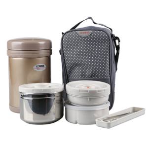 코스모스 7호 포리 스텐 보온 도시락 1.5L WJ-377