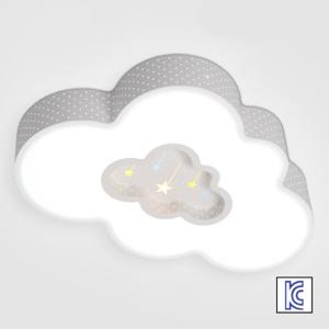 LED 아이방등 화이트 구름 50W 주광색