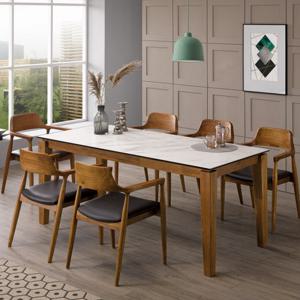 로드퍼니처/베네치아 6인용 세라믹 식탁세트(의자6)