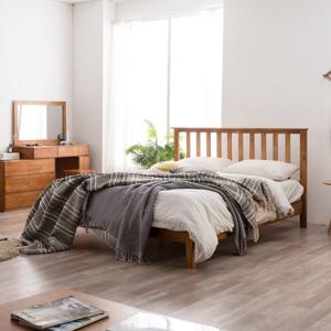 헤이미쉬홈 헤나 엠 원목 평상형 퀸사이즈 침대 프레임