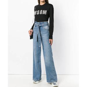 MSGM 매글리아 스톤 로고 티셔츠 2541MDM90X