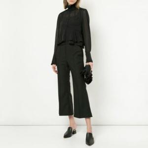 까르벵 프릴 루즈 블라우스 3186H406A