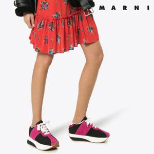 마르니 여성 빅풋 플랫폼 스니커즈 SNZW000704P2015