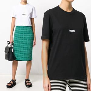 MSGM 여성 마이크로 로고 반팔티 2641MDM100