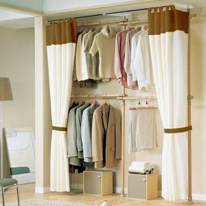 가화 우드 4단 더블커튼행거(WSLB3400DC)