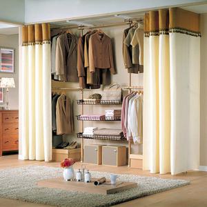 가화 우드 수납 4단옷걸이 선반형 드레스룸행거(WSLB4503LD)