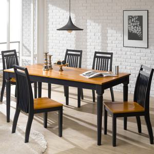 로드퍼니처/리벤스 6인 원목 식탁세트