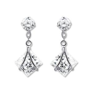 14K 화이트골드-[타뮤즈] 리틀블리스귀걸이w625