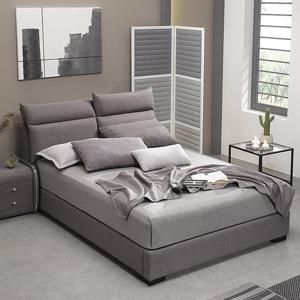 젠틱가구 베라 패브릭 침대프레임 퀸(Q) 2인 부부베드 각도조절