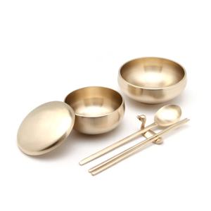 유기 신 옥수오 세트[kgt-70]놋그릇/혼수/예단/선물/반상기