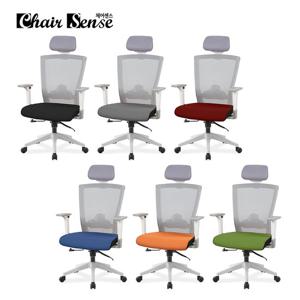 체어센스 CGM502 화이트 대 학생 공부 책상 컴퓨터 사무용의자