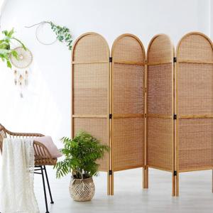 베스트리빙 공간분리 클라우드 4단 인테리어 원목 가벽 파티션