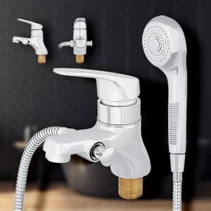 L3 원홀겸용세면기 샤워기수전교체 욕조 수도꼭지