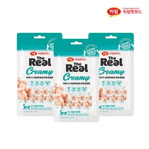 [하림펫푸드] 더리얼 크리미 닭가슴살 50g x 3